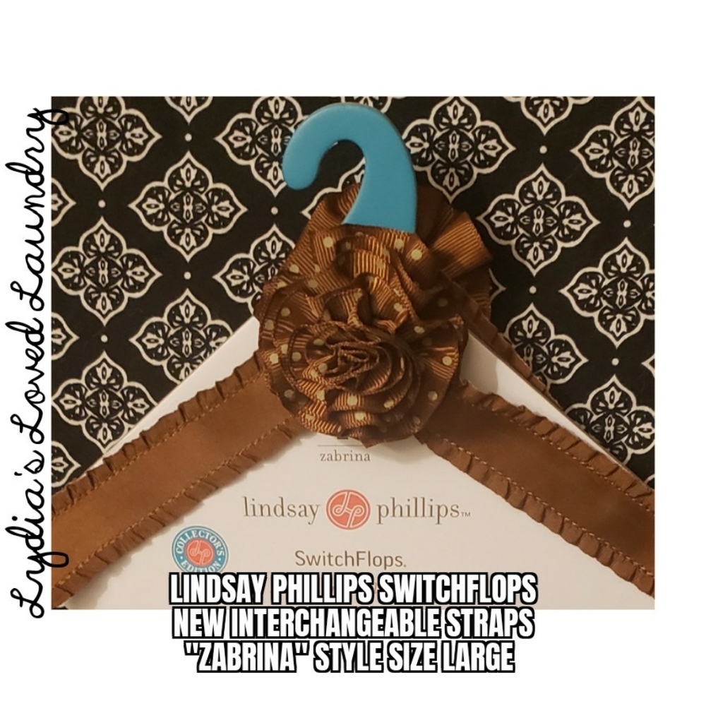 💥 5/$10 Lindsay Phillips Switchflops Straps "Zabrina" Brown